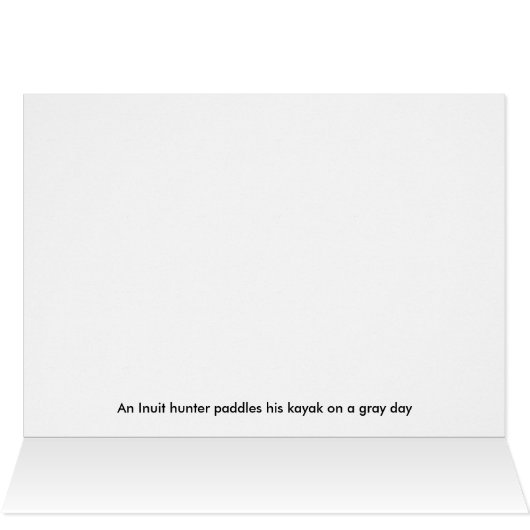 Inuit Kayak (Inside Horizontal (Top))