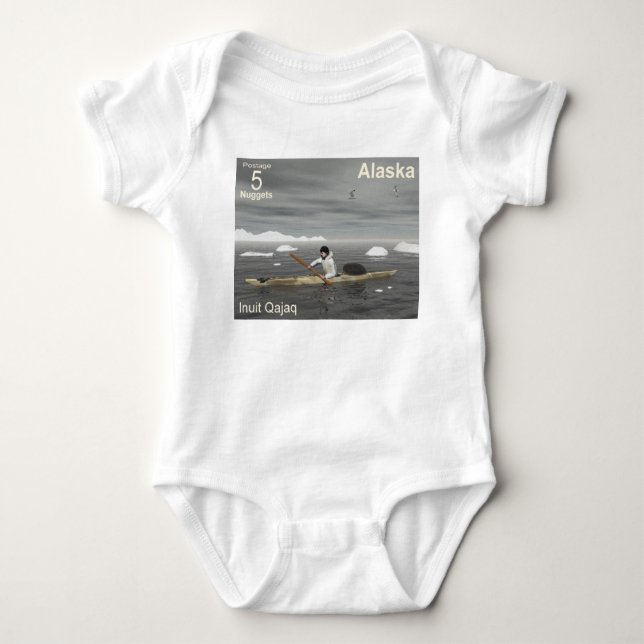 Inuit Kayak Baby Bodysuit (Front)