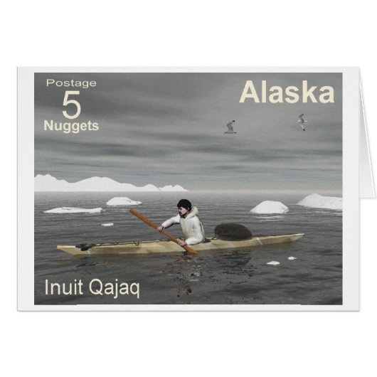 Inuit Kayak Cards (Front Horizontal)