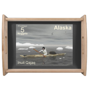 Inuit Kayak Serving Tray