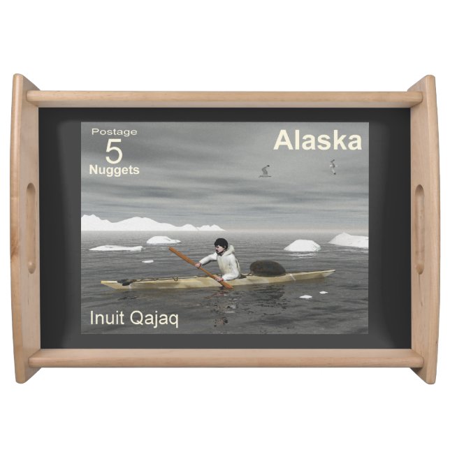 Inuit Kayak Serving Tray (Front)