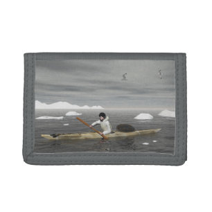 Inuit Kayak Trifold Wallet