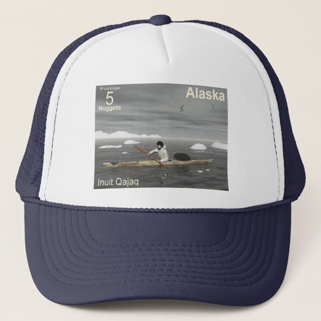 Inuit Kayak Trucker Hat (Front)