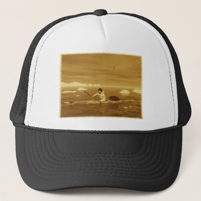 Inuit Kayak Trucker Hat (Front)