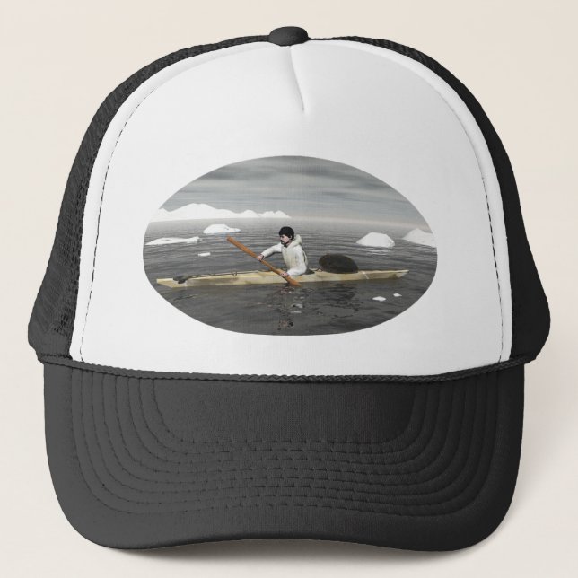 Inuit Kayak Trucker Hat (Front)