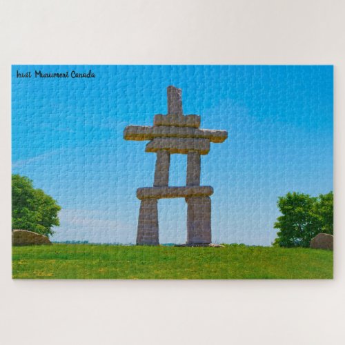 Inuit Monument Canada Monument Jigsaw Puzzle