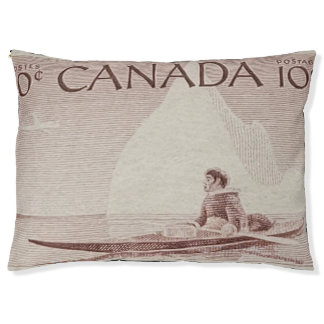 Inuk and Kayak Dog Bed