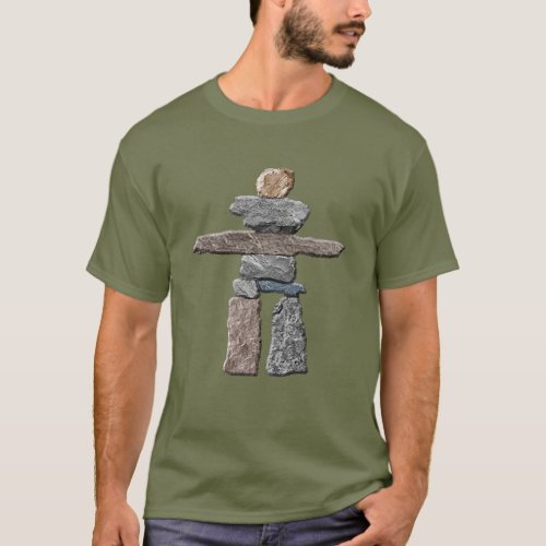 Inukshuk Inuit Stones Native American T_Shirt