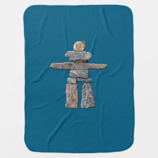 Inukshuk Inuit Stones Native American T-Shirt Baby Blanket