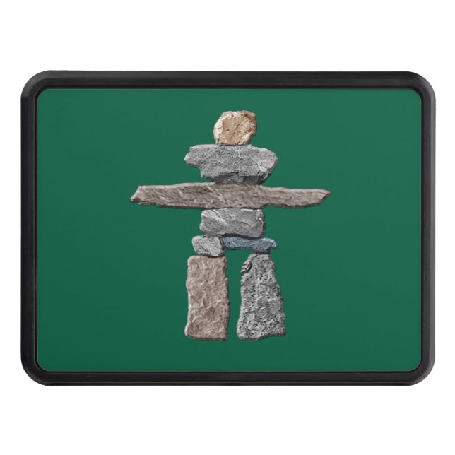 Inukshuk Inuit Stones Native American T-Shirt Hitch Cover (Front)