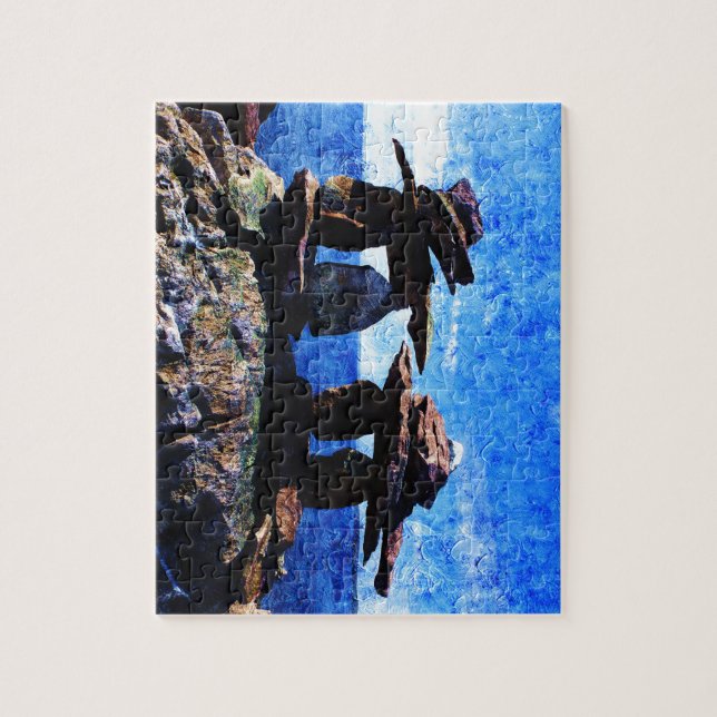 Inukshuk Jigsaw Puzzle (Vertical)