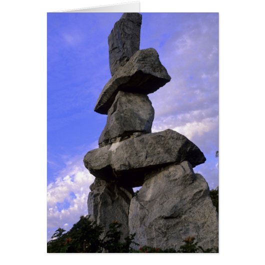 Inukshuk, Northwest Territories, Canada Cards (Front)