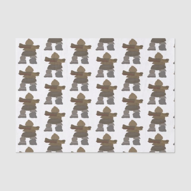 Inukshuk Tissue Paper (Front)