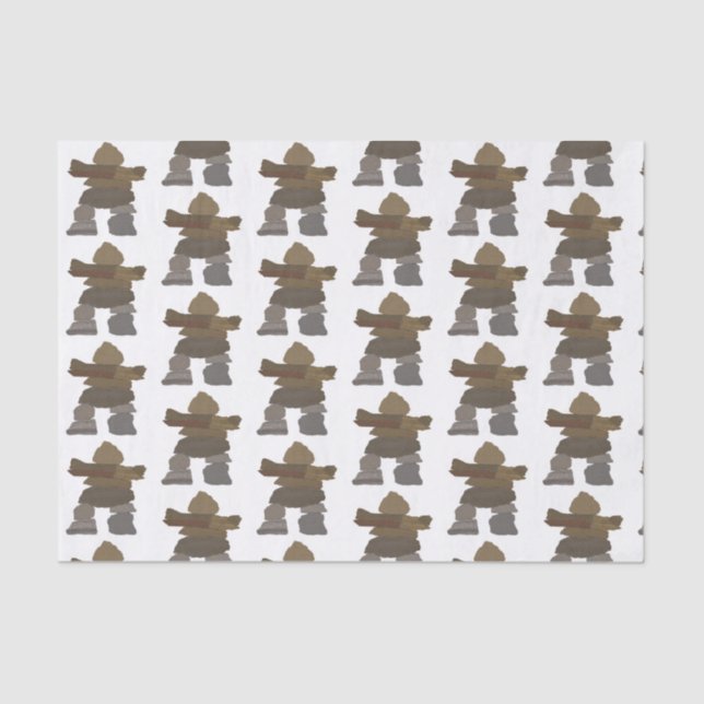 Inukshuk Tissue Paper (Front)