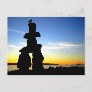 Inukshuk, Vancouver, BC, Canada Postcard