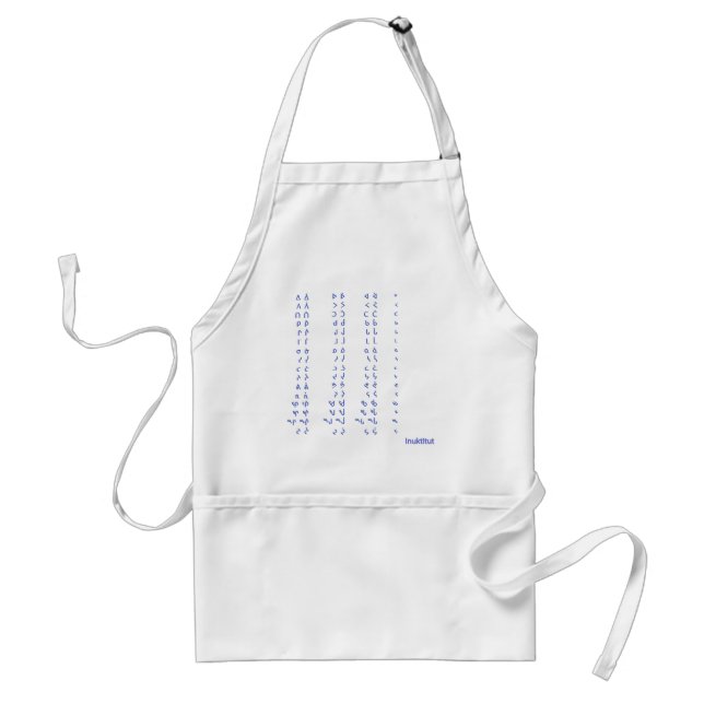 Inuktitut Adult Apron (Front)