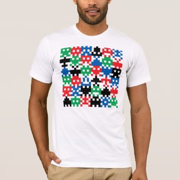 Invader_01 T-shirt by ZunoDesign at Zazzle