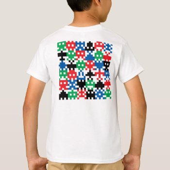 Invader_02 T-shirt by ZunoDesign at Zazzle