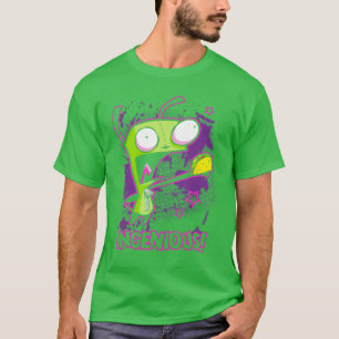 Invader Zim Ingeniousaco Gir Y2K Cartoon friend T-Shirt