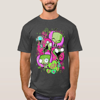 Invader Zim Valentines Day Gir I Love Doom Poster  T-Shirt