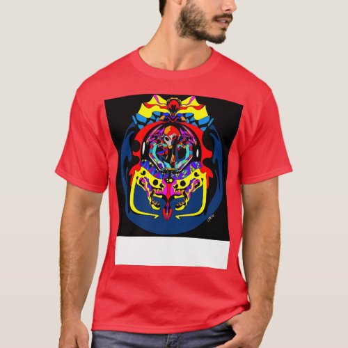 invades earth ecopop in totonac mexican pattern ma T_Shirt