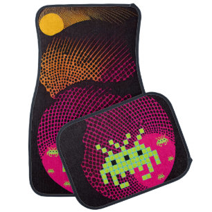 Invading Space Kings Car Floor Mat
