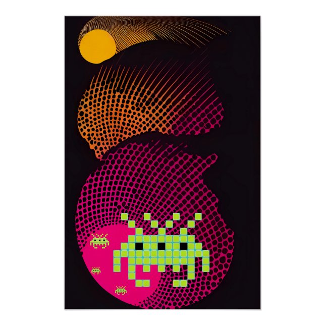 Invading Space Kings Poster (Front)