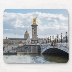 Invalides and Pont Alexandre III bridge - Paris Mouse Pad