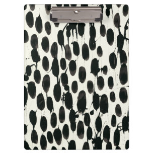 Invariable I Black Watercolor Clipboard