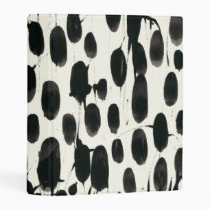 Invariable I   Black Watercolor Mini Binder