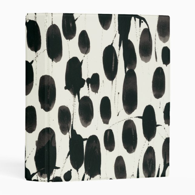 Invariable I | Black Watercolor Mini Binder (Front/Spine)