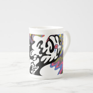 "Invasion" Abstract Art Bone China Mug