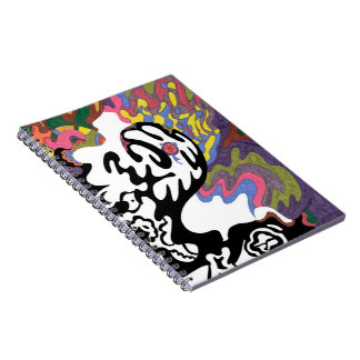 "Invasion" Abstract Art Notebook