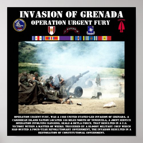 Invasion Of Grenada Print
