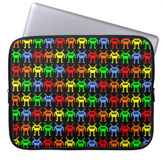 Invasion of the Multi-Color Nano-bots Laptop Sleeve