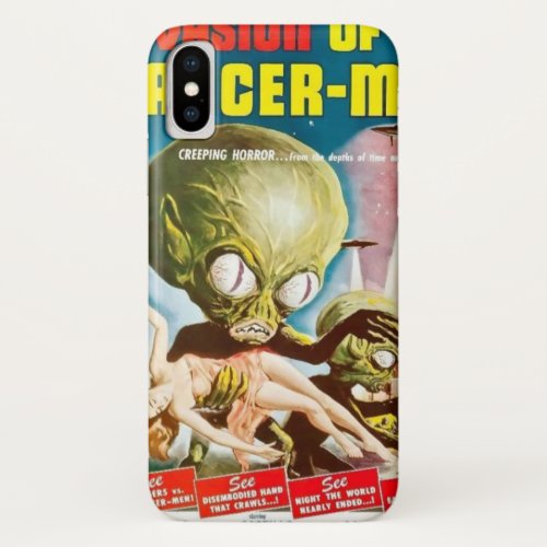 Invasion of the Saucer Men iPhone X Case