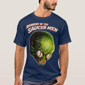 Invasion of the Saucer Men Original Horror Fan Art T-Shirt