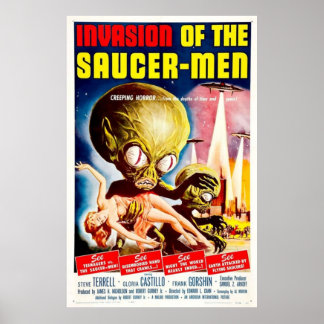 Invasion of the Saucer-Men Poster