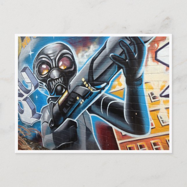 invasion postcard (Front)