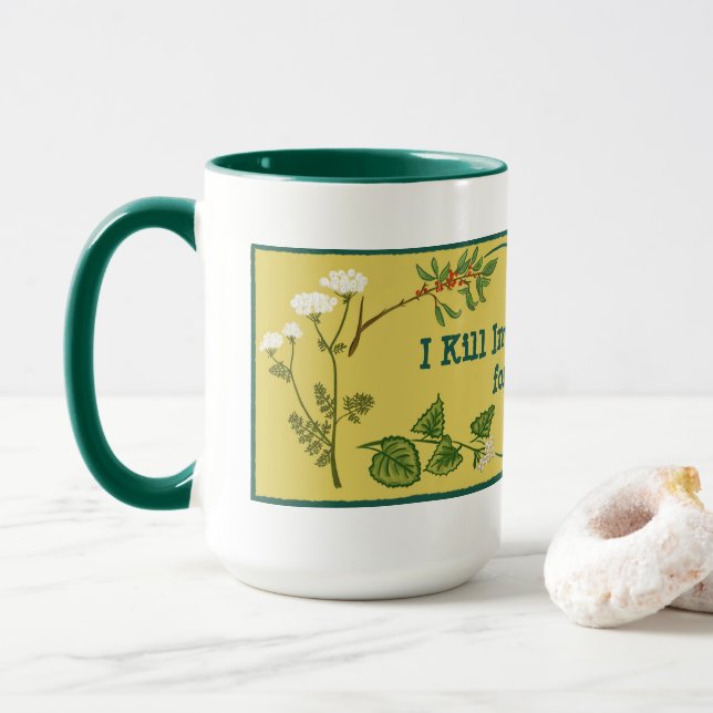 Invasive Plants Mug (With Donut)