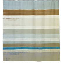 'Invent' Blue and Beige Abstract Art