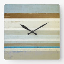 'Invent' Blue and Beige Abstract Art