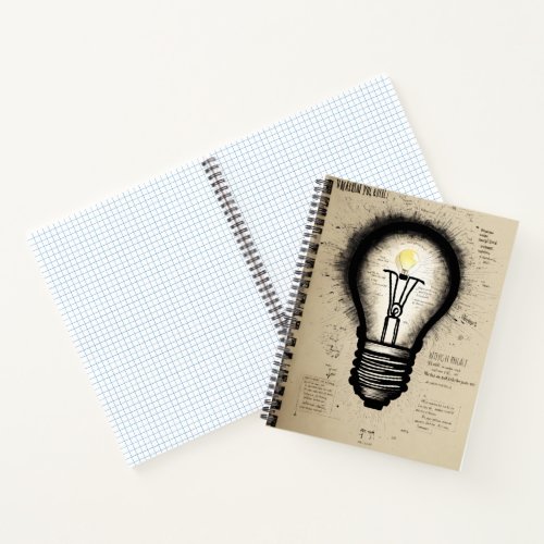 Inventive Insights Glow of Creativity Notebook Notebook
