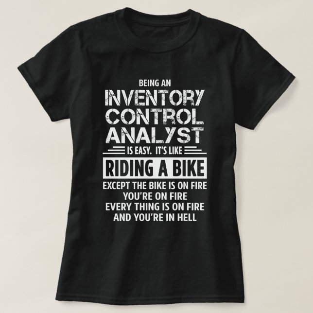 Inventory Control Analyst T-Shirt (Design Front)