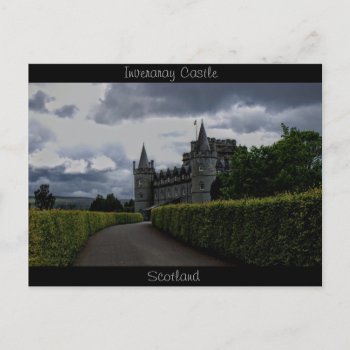 Inveraray Castle In The Evening Postcard by forgetmenotphotos at Zazzle