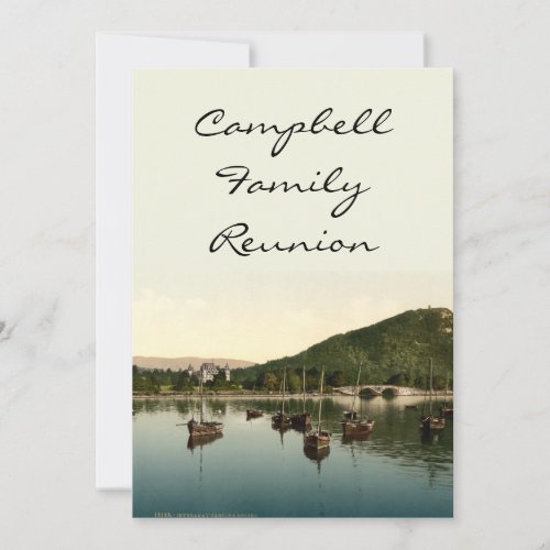 Inverary Castle and Bridge, Scotland Custom Announcements