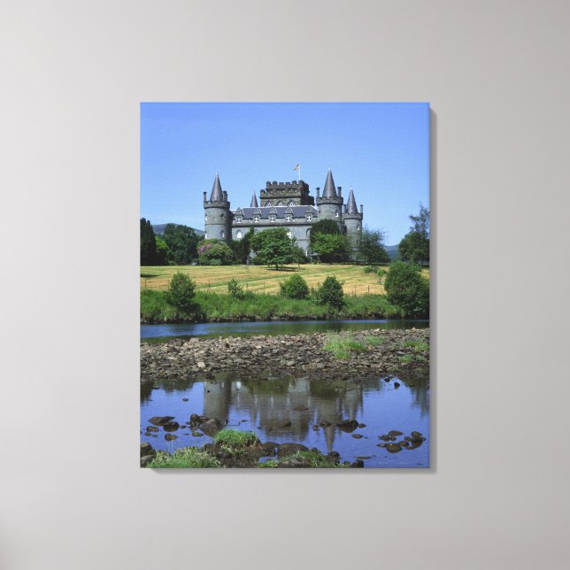 Inverary Castle, Strathclyde, Scotland Canvas Print (Front)