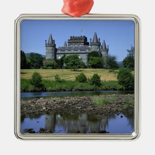 Inverary Castle Strathclyde Scotland Metal Ornament