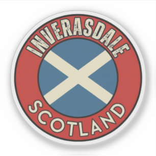 Inverasdale, Scotland Sticker