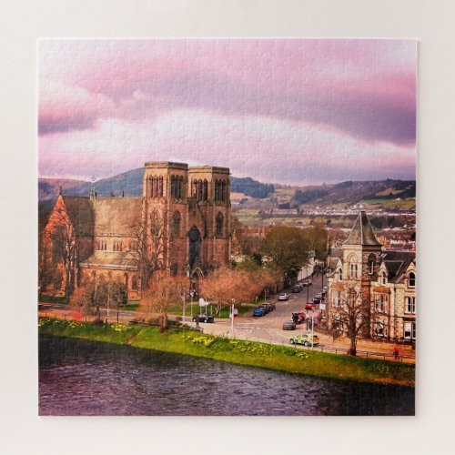 Inverness _ Capital of Scottish Highlands Britain Jigsaw Puzzle